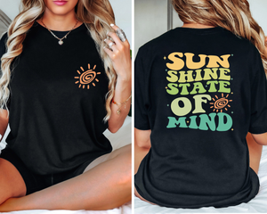 Sun Shine State Of My Mind Shirt, Beach Shirt, Retro Sunshine Shirt, Aesthetic Shirt, Summer 2023 Shirt