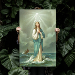 CANPO - The Virgin Of Maria Canvas Prints, Holy Maria Canvas, Religious Gifts, Catholic Canvas Art, The Virgin Of Guadalupe Canvas, Baptism Gift