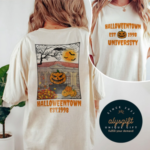 Vintage Halloweentown 1998 Shirt, 2 Side Halloweentown University Shirt, Fall Shirt, Halloweentown Shirt, Halloween Shirt, Spooky Season Tee