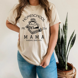 Homeschool Mama Shirt, Homeschooling Mom GIFT, Homeschoolers Shirt, Back to school shirt, Raising arrows tee, Homeschool mom