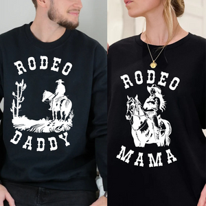 Rodeo Mama daddy shirt, Western Mama shirt, Couple matching shirt, Cowboy mom shirt, Country concert shirt, Rodeo shirt
