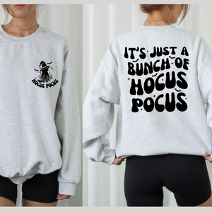 It's just a bunch of hocus pocus shirt, Halloween witch shirt, Retro Halloween, Spooky season, Trick or treat, Witch shirt