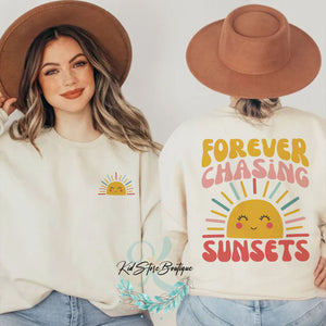 Forever Chasing Sunsets TShirt, Aesthetic Summer T-shirt, Trendy Beach Shirt, Summer Vacation Tee, Sunset Shirt, Sunset Love