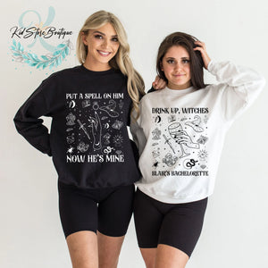 Drink Up Witches Shirt, Witchy Shirt, Witch Aesthetic Clothing, Celestial Halloween Shirt, Witchcraft Shirt, Fall Apparel, Spiritual Tees