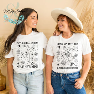 Drink Up Witches Shirt, Witchy Shirt, Witch Aesthetic Clothing, Celestial Halloween Shirt, Witchcraft Shirt, Fall Apparel, Spiritual Tees