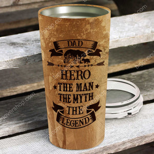 The Man - The Myth - The Legend - Personalized Tumbler - Father's Day Gift, Dad Tumbler, Dad Cup, Best Dad Gift