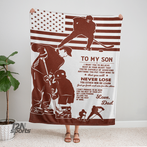 You’re capable of achieving anything you put your mind to, Gift for Son Blanket