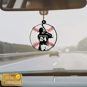 Baseball Personalized Ornament, Gift for Son Ornament