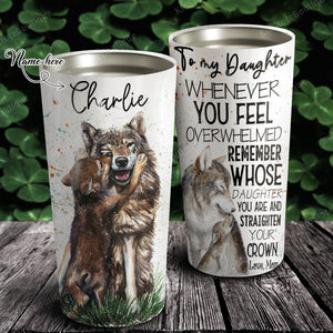 Believe in yourself as much as I believe in you, Mom and Daughter Tumbler, Personalized Tumbler