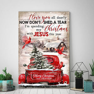 I’m spending my Christmas with Jesus this year, God Canvas, Christmas Canvas