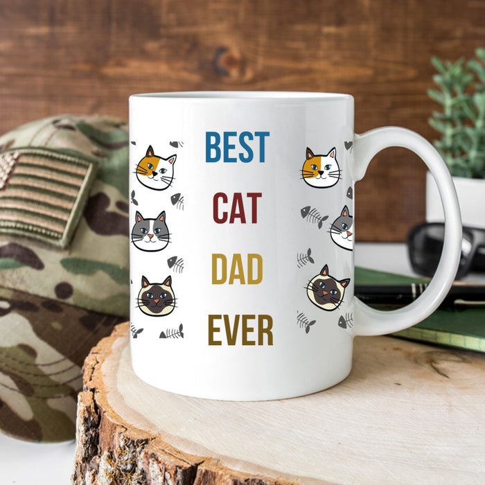 Best Cat Dad, Cats lover Mugs, Gift for Dad Mugs