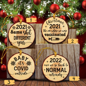 2021 Same Shit Different Year, Personalized Christmas Ornament