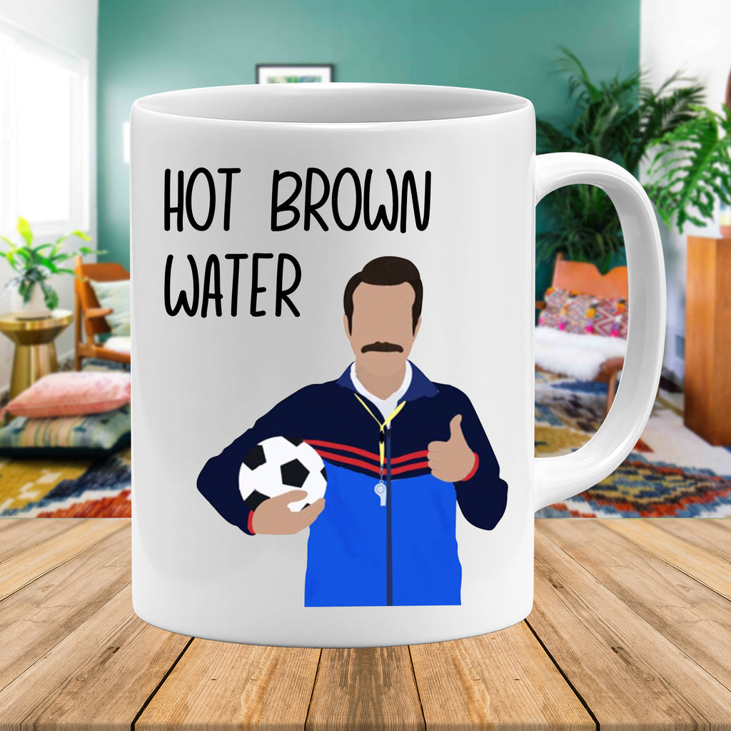 Hot Brown Water, Football Lover Mug