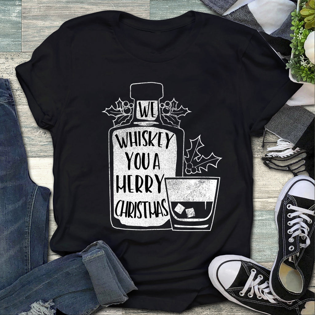 We Whiskey You A Merry Christmas Shirt