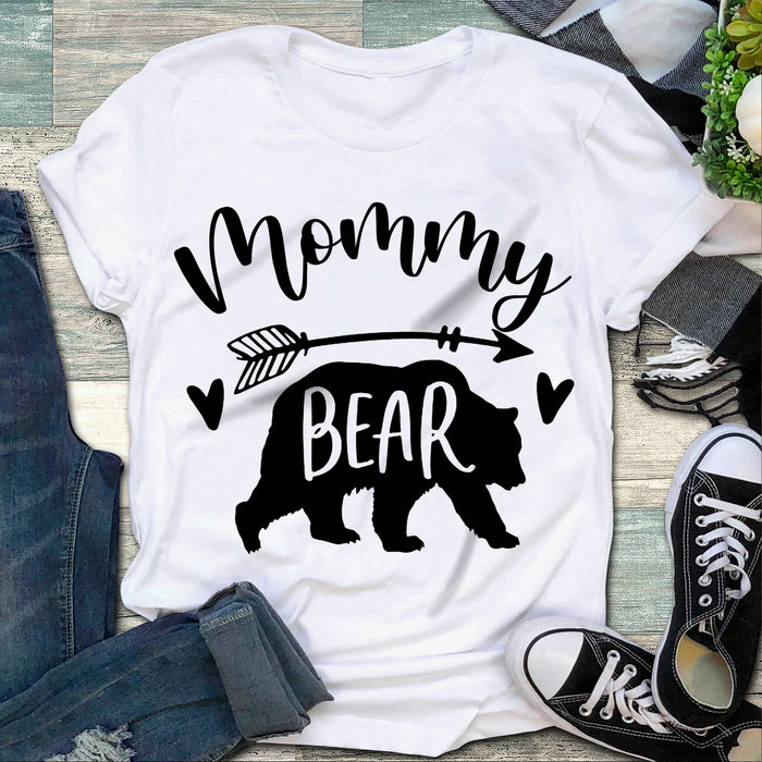 Mommy Bear T-shirt, Gift for Mom T-shirt
