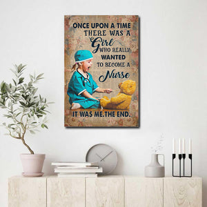 Little Girl Become A Nurse - Once Upon A Time, There Was A Girl, Who Really Wanted To Be Come A Nurse, Gift for Her Canvas