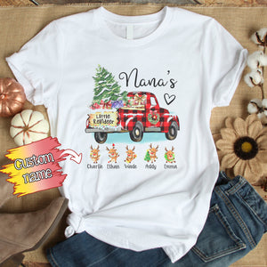 Nana’s Little Reindeer Personalized Christmas Shirt