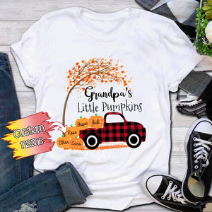 Family Shirt, Grandpa’s little Pumpkins in the Car, Personalized Shirt
