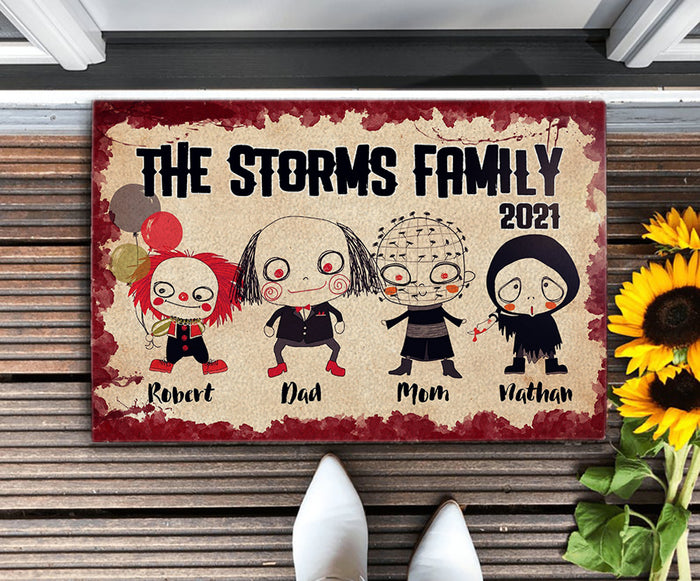 The storms family 2021 DoorMat, Personalized DoorMat