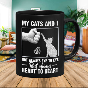 My Cats And I Always Heart To Heart, Cats lover Mugs