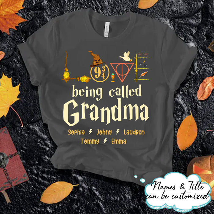 Being called Grandma, Gift for Halloween T-shirt, Personalized Shirt