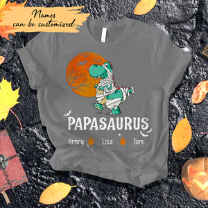 Papasaurus, Halloween T-shirt. Personalized Shirt