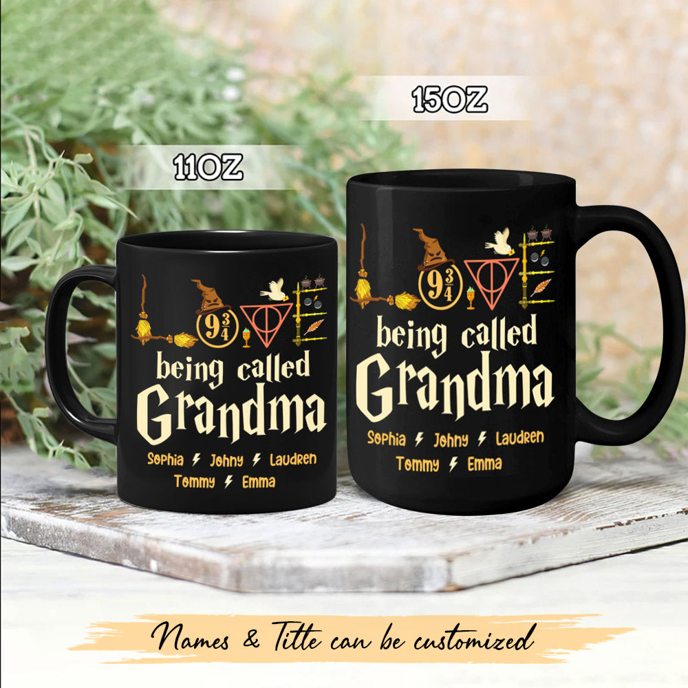 Being called Grandma Halloween Mugs, Personalized Mugs