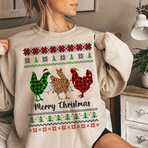 Merry Christmas Chicken Shirt