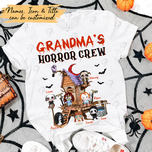 Grandma’s horror crew, Halloween Shirt, Personalized Shirt