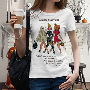 Ghouls night out, Gift for Her Halloween T-shirt