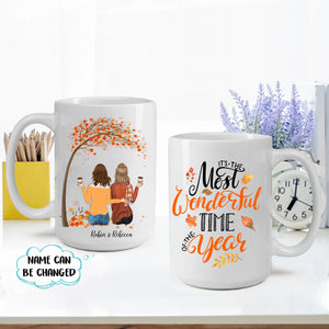 It’s the most wonderful time of the year, Gift for Friends Mugs, Personalized Mugs