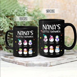Customized Grandkids Names – Nana’s Little Snowmen Mugs