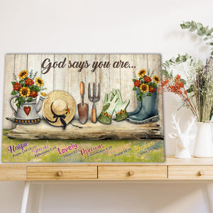 God says you are special, Gift for Farmer Canvas, Wall-art Canvas