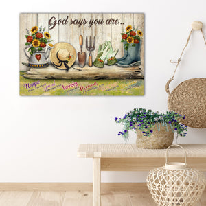 God says you are special, Gift for Farmer Canvas, Wall-art Canvas