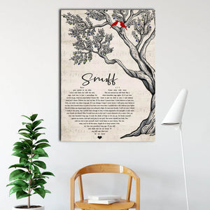 Snuff - Bury all your secrets in my skin, Come away with innocence and leave me with my sins Wall-art Canvas, Home-living