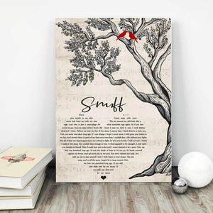 Snuff - Bury all your secrets in my skin, Come away with innocence and leave me with my sins Wall-art Canvas, Home-living