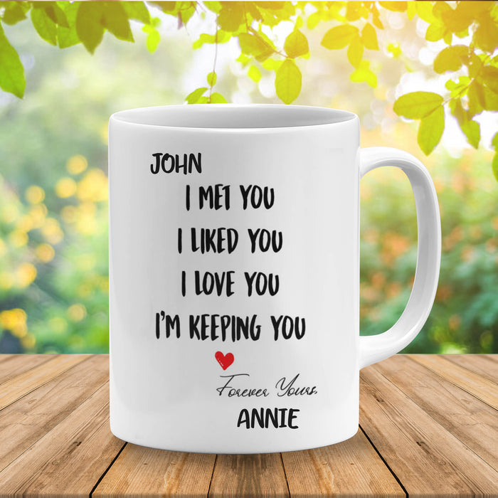 Sweetest Gift For Him or Her, Gift for Lover, Best Gift Idea Mugs