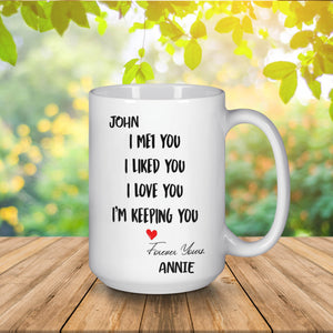 Sweetest Gift For Him or Her, Gift for Lover, Best Gift Idea Mugs