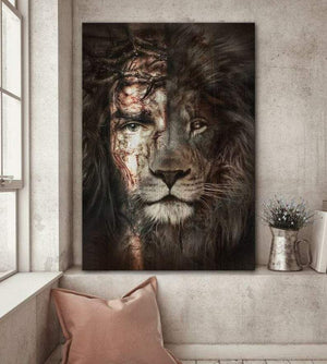 Jesus Lion Canvas