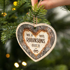 Mr and Mrs Robinsons, Couple Ornament, Personalized Ornament