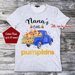 Little pumpkins T-shirt, Personalized T-shirt