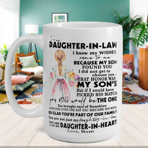 To My Daughter In Law Mug