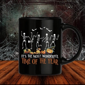 Funny Skeleton, Halloween Costume – It’s the most wonderful time of the year Mugs, Halloween Mugs
