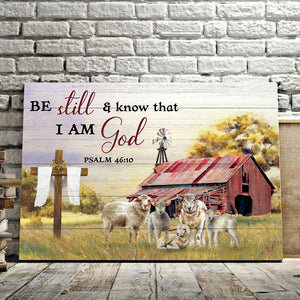 Be still and know that I am God, Deer Canvas