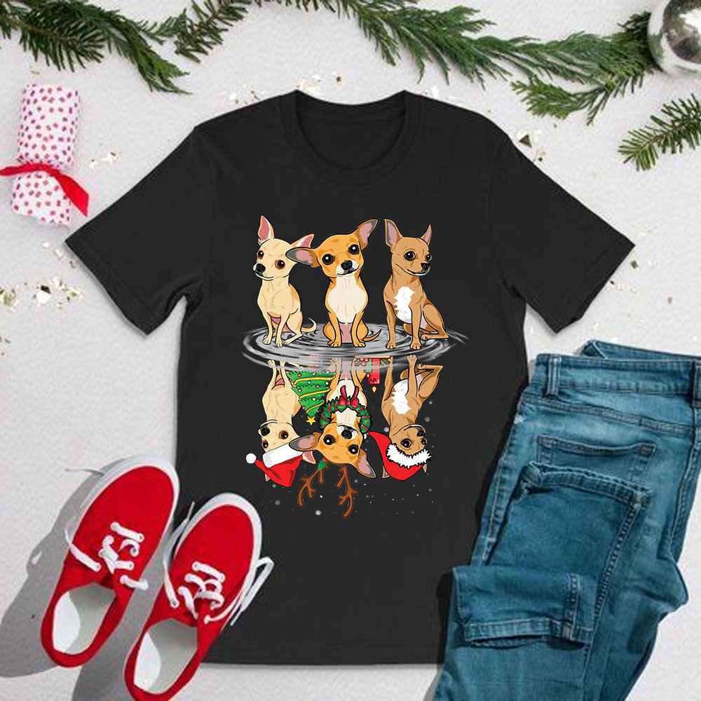 Cute Dogs in Chirstmas Shirt