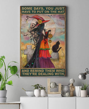 Remind Them Who They're Dealing With 0.75 & 1.5 In Framed Canvas -Home Living - Wall Decor, Canvas Wall Art