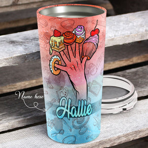 Personalized - I Love Baking with Mommy Tumbler - Mother's Day Gift, Mom Tumbler, Mom Cup