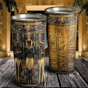 Personalized Ancient Egypt Symbols Stainless Steel Tumbler