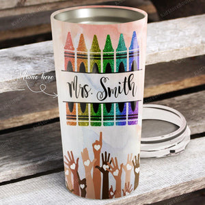 It takes a big heart to teach little minds, Gift for Her Tumbler, Personalized Tumbler