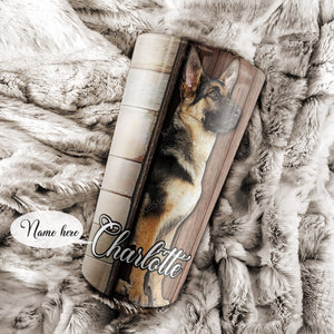 I am your friend, your Shepherd, Dogs lover Tumbler, Personalized Tumbler